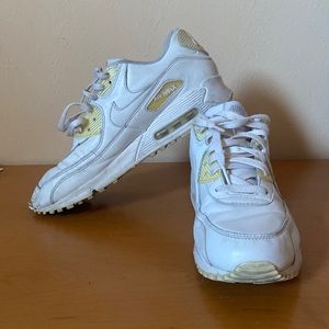 Nike Air Max, Mens, White/Yellow, Size 11